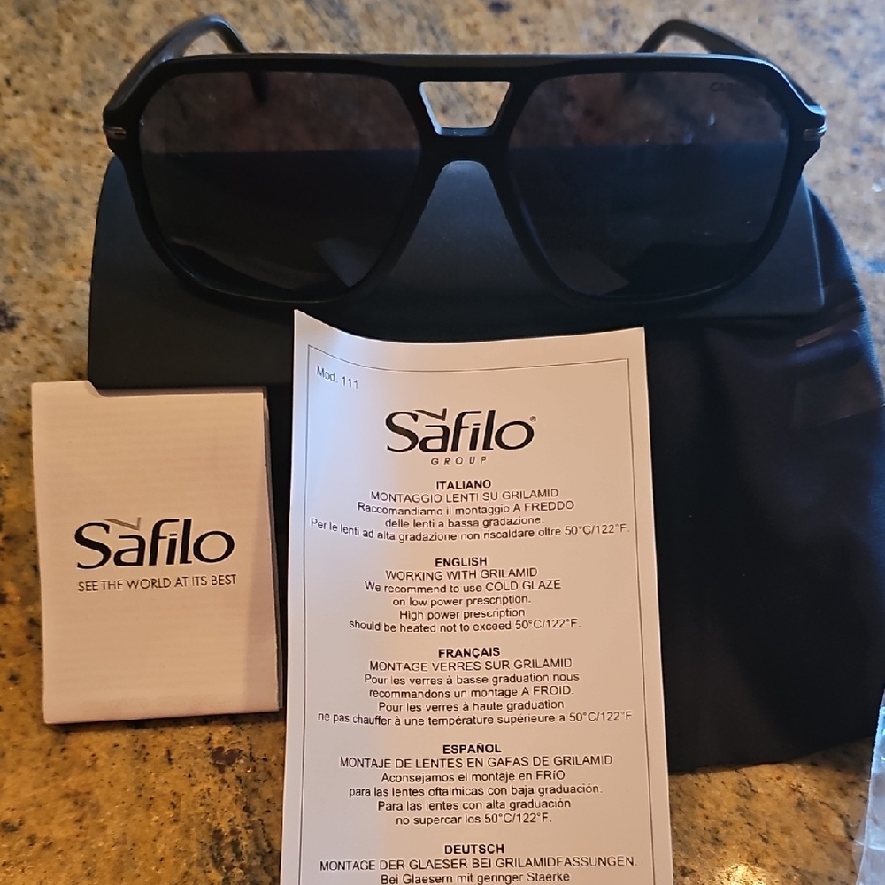 Safilo Black Sunglasses